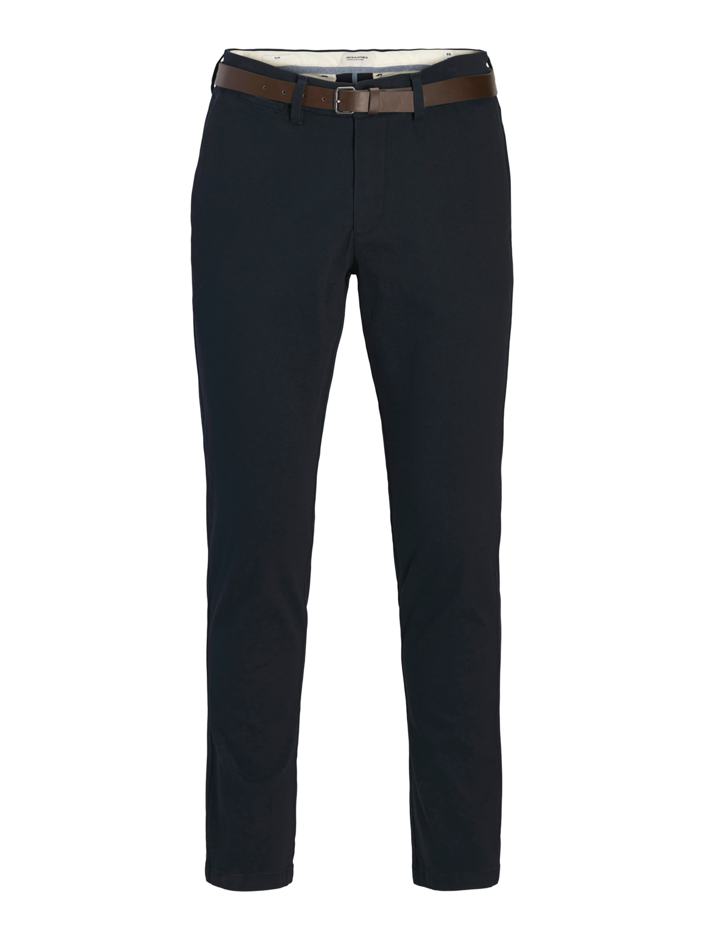 Jack & Jones Plus Liibuv Püksid 'JPSTMARCO ADAM', värv sinine: eest vaates