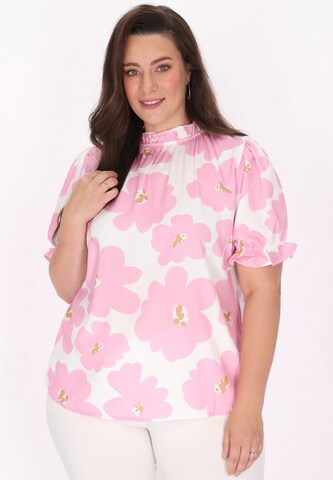 Ancie - Blusa en beige: frente