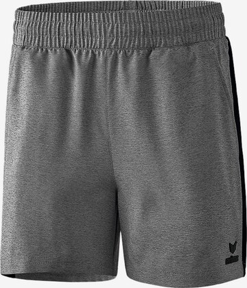 ERIMA Regular Workout Pants in Grey: front