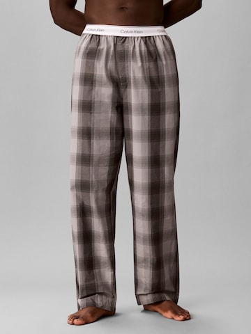 Calvin Klein Underwear Pizsama nadrágok - barna: elől