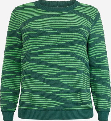 Pullover 'Emma' di ONLY Carmakoma in verde: frontale