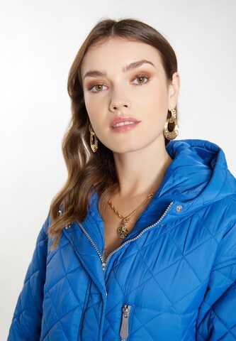 faina Between-Seasons Coat 'Tassia' in Blue