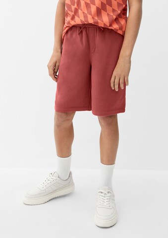 s.Oliver Loosefit Broek in Rood