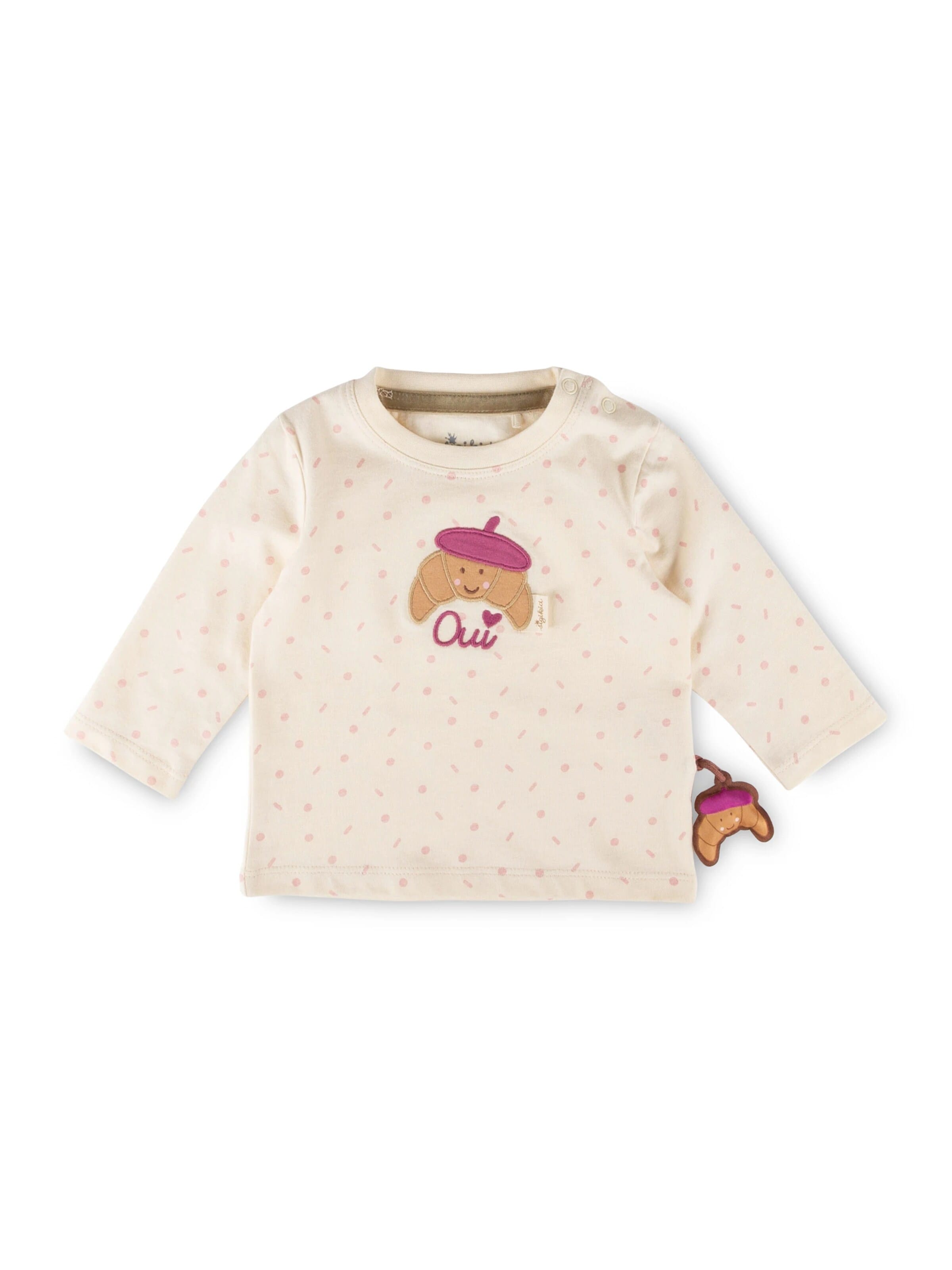 SIGIKID Shirt 'Petit Croissant' in White: front