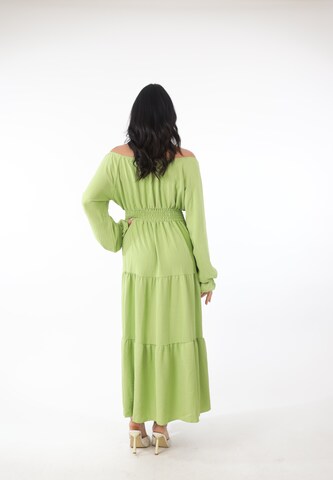 Elara Kjole i grøn