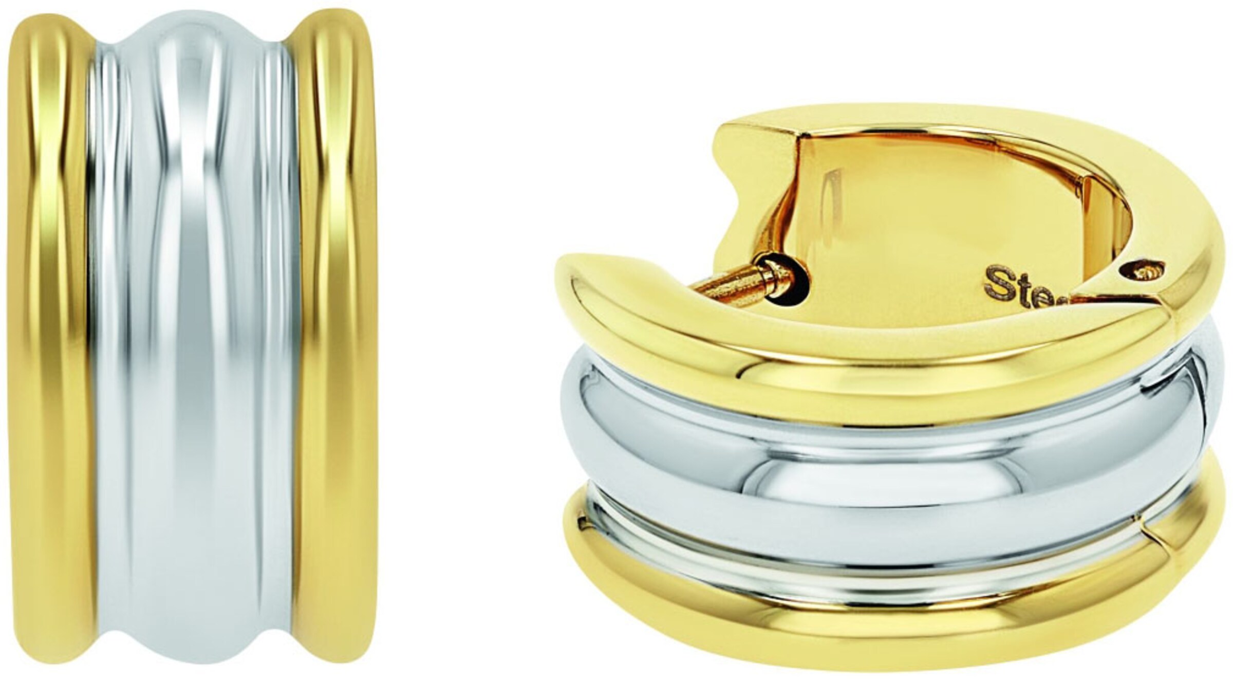 AMOR Earrings in Gold: front