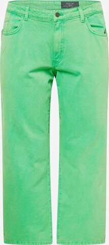 Noisy May Curve Loose fit Jeans 'Amanda' in Green: front
