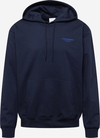 Cleptomanicx Sweatshirt 'Source' in Blue: front