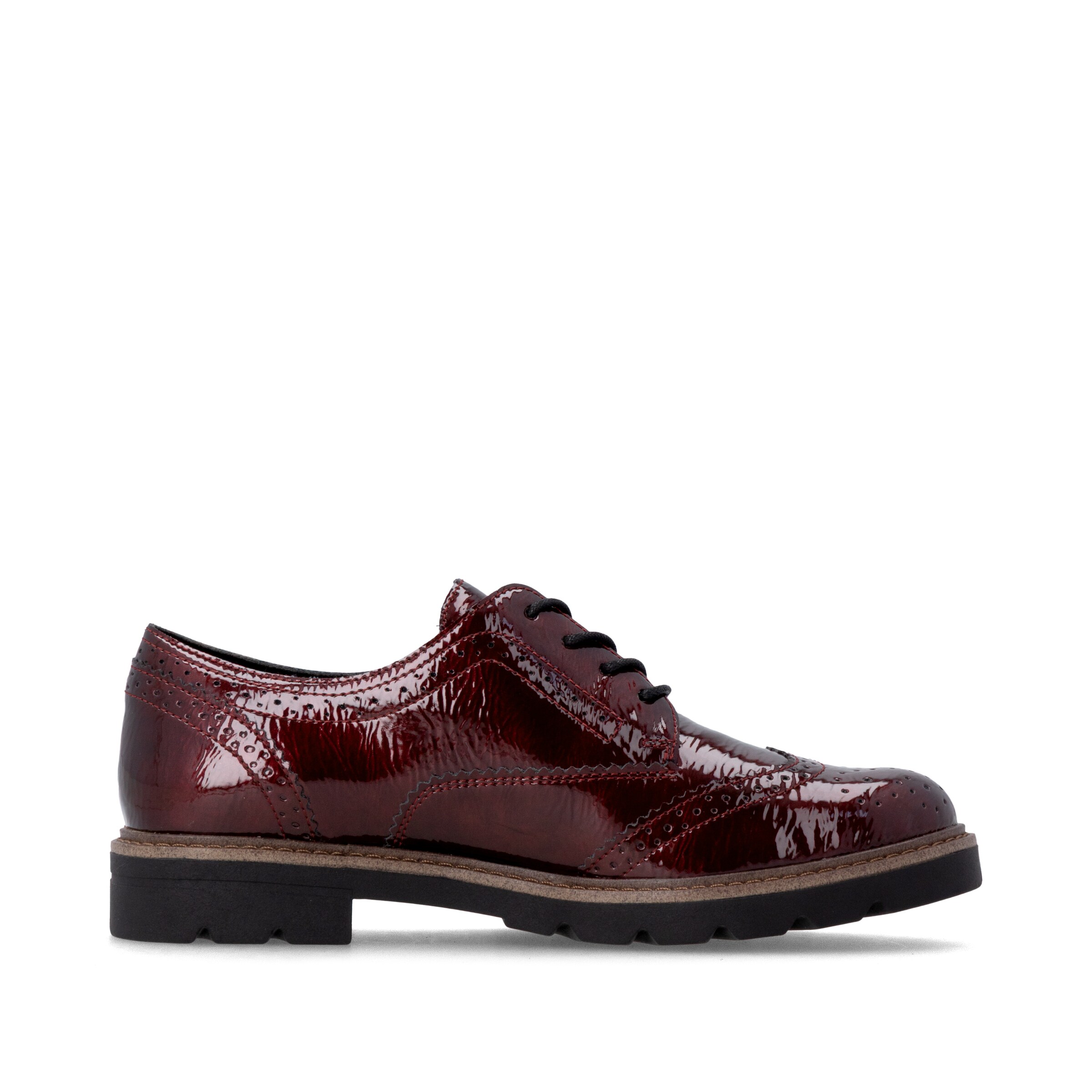 Chaussure à lacets REMONTE en rouge