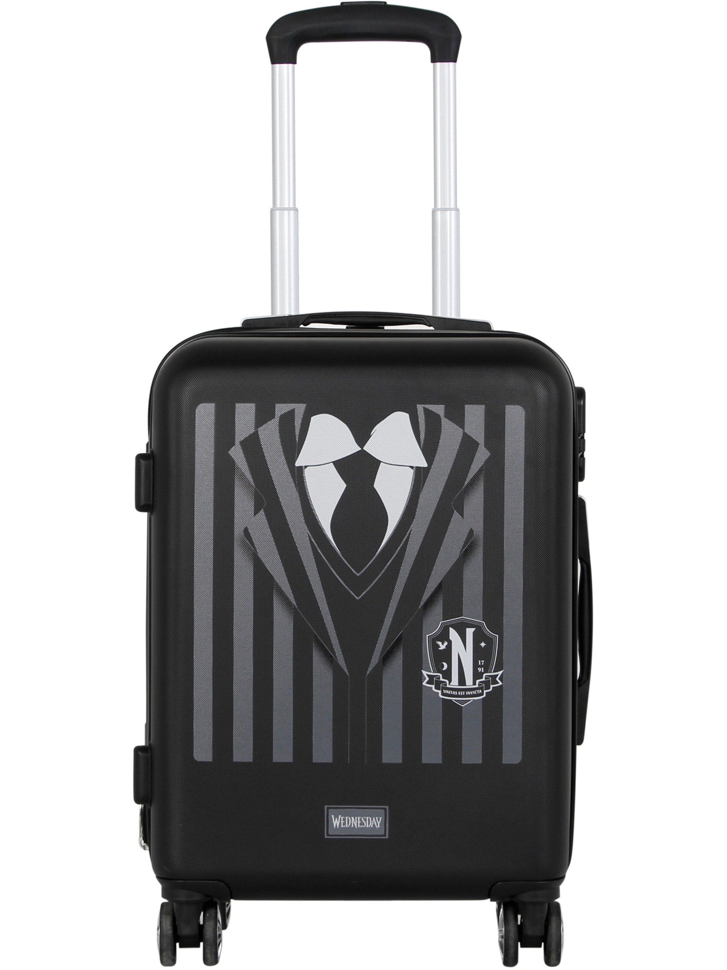 Wednesday Koffer 'Uniform' in Zwart: voorkant