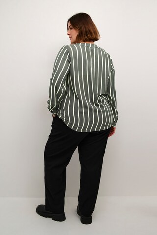 KAFFE CURVE Blouse 'KC Sida' in Green