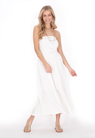IZIA Dress in White: front