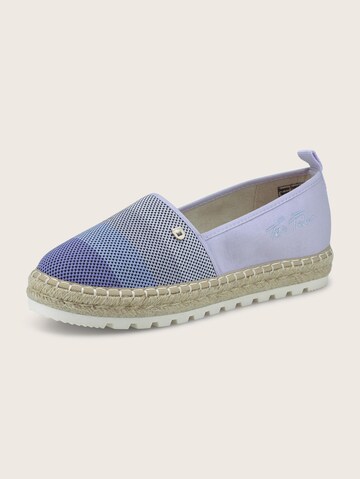 TOM TAILOR DENIM Espadrilles in Blauw