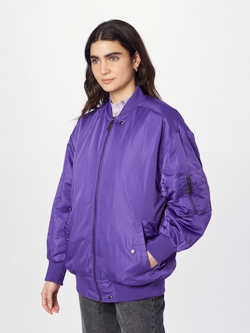 SECOND FEMALE Prehodna jakna | vijolična barva: sprednja stran