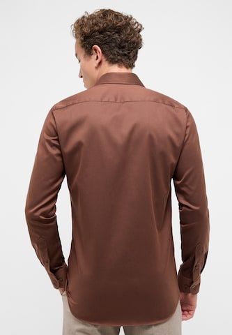 ETERNA Slim fit Business Shirt in Brown