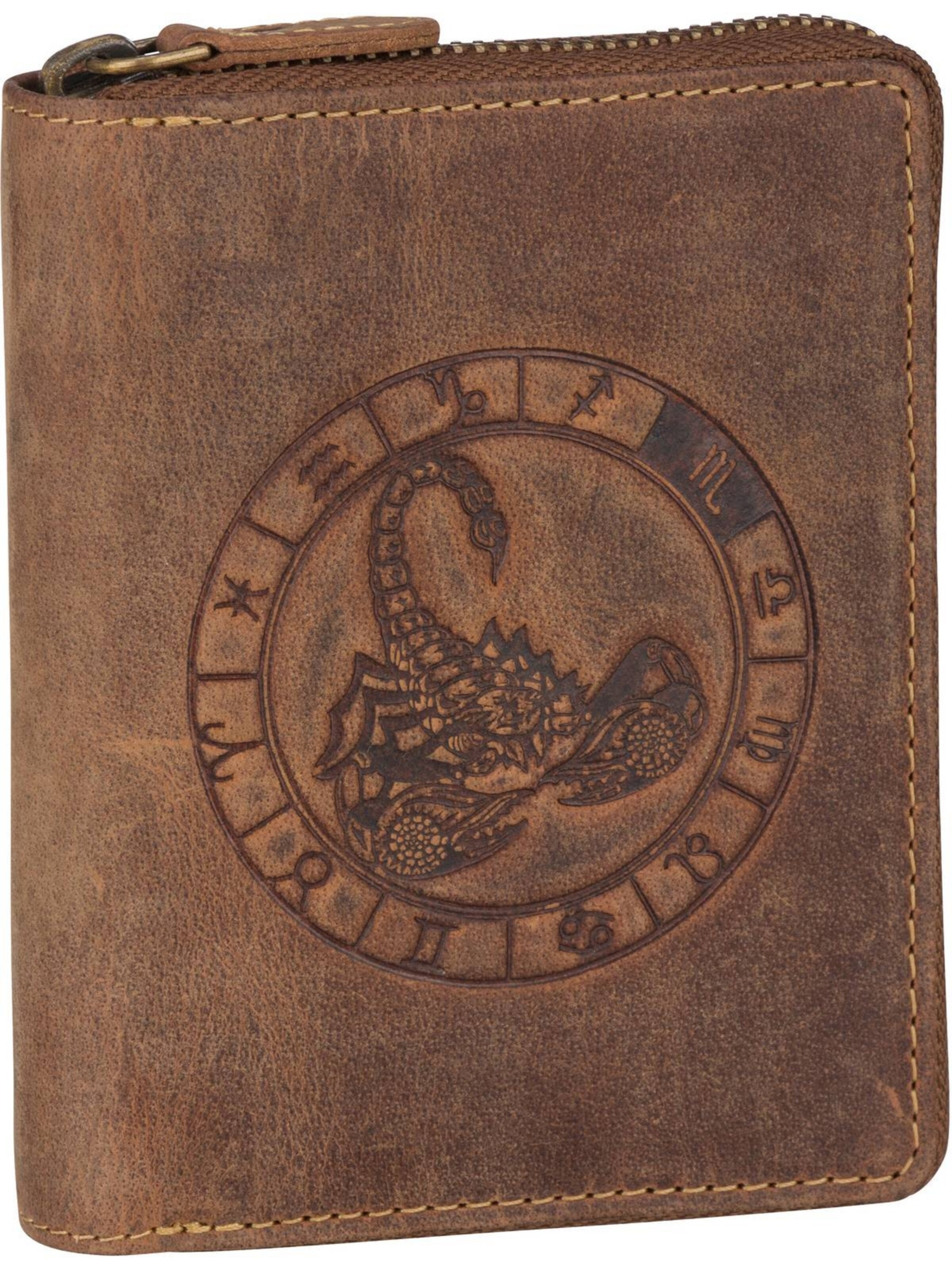 Portamonete di GREENBURRY in marrone: frontale