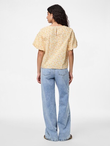 PIECES Blouse 'PCFRONA' in Yellow
