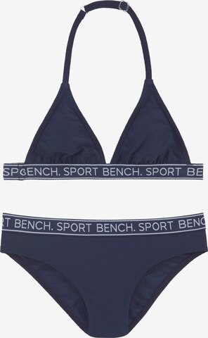 BENCH Triangel Bikini in Blauw: voorkant