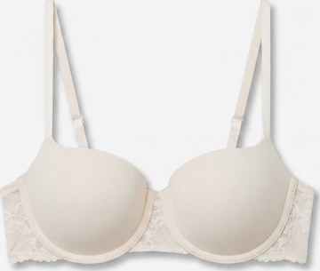 Soutien-gorge Calvin Klein en beige : devant