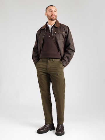 SELECTED HOMME Regular Панталон Chino 'SLHZ196-DANIEL' в зелено