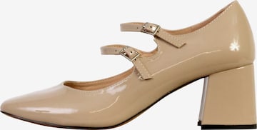 Corina - Zapatos con plataforma en gris: frente