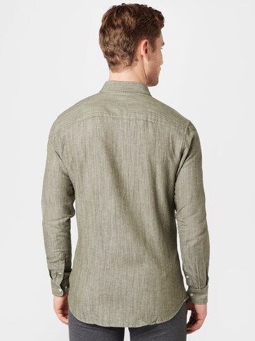 Only & Sons Regular fit Button Up Shirt 'Arlo' in Green