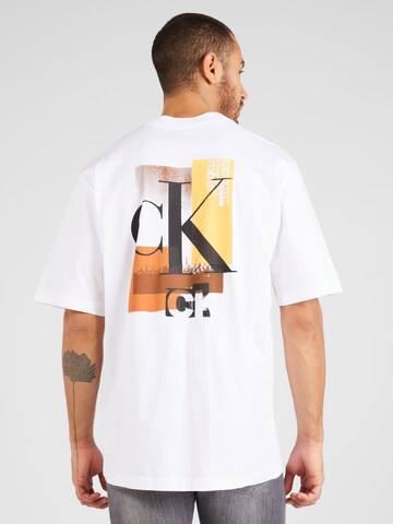 Calvin Klein Jeans Shirt in White: front