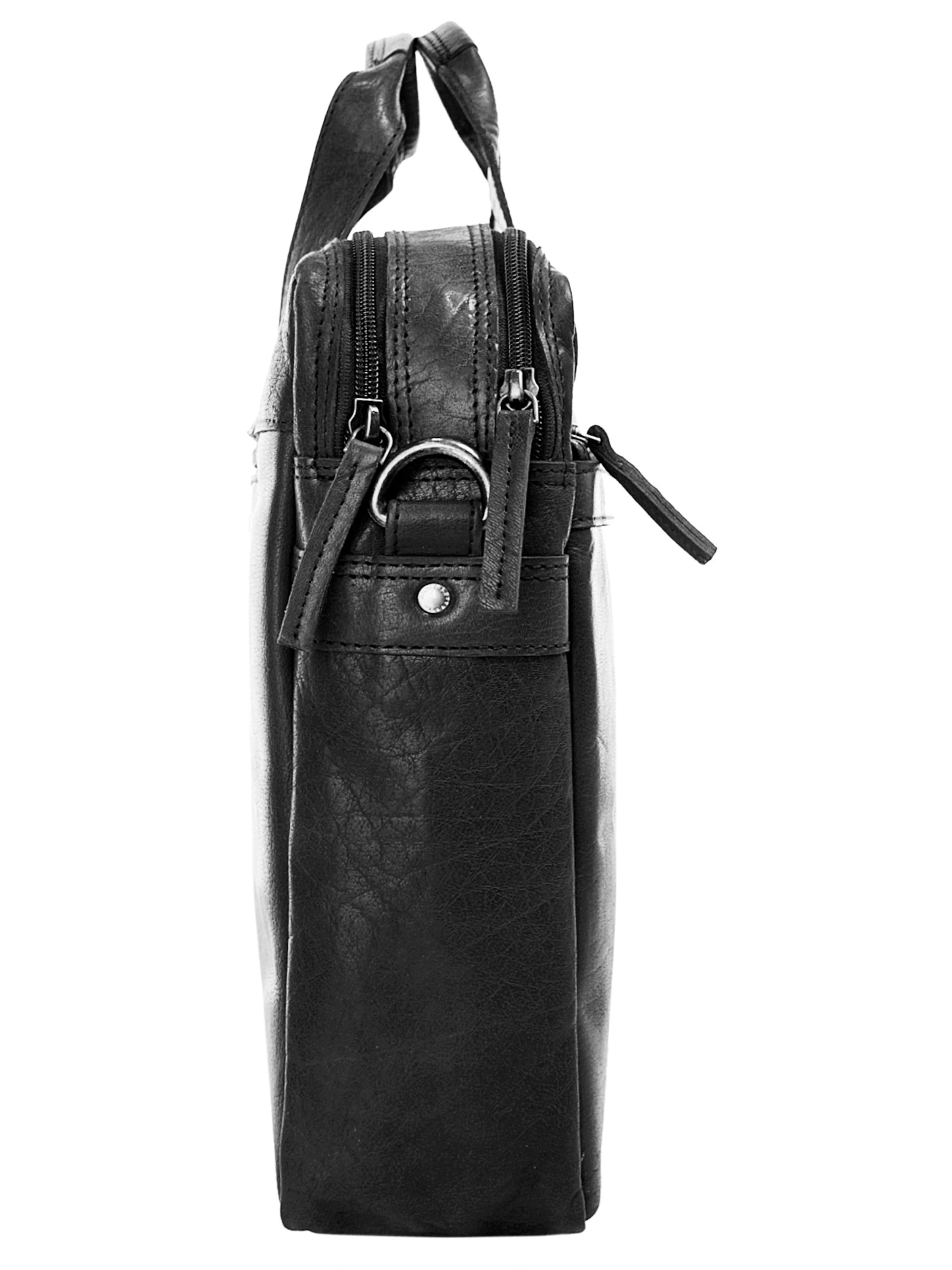 Spikes & Sparrow Briefcase in Black