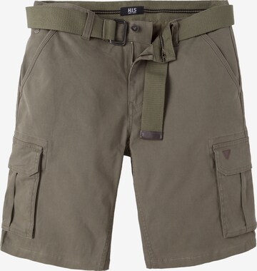 H.I.S Cargo Pants in Green: front