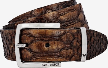 Carlo Colucci Belt 'Christoph' in Brown: front