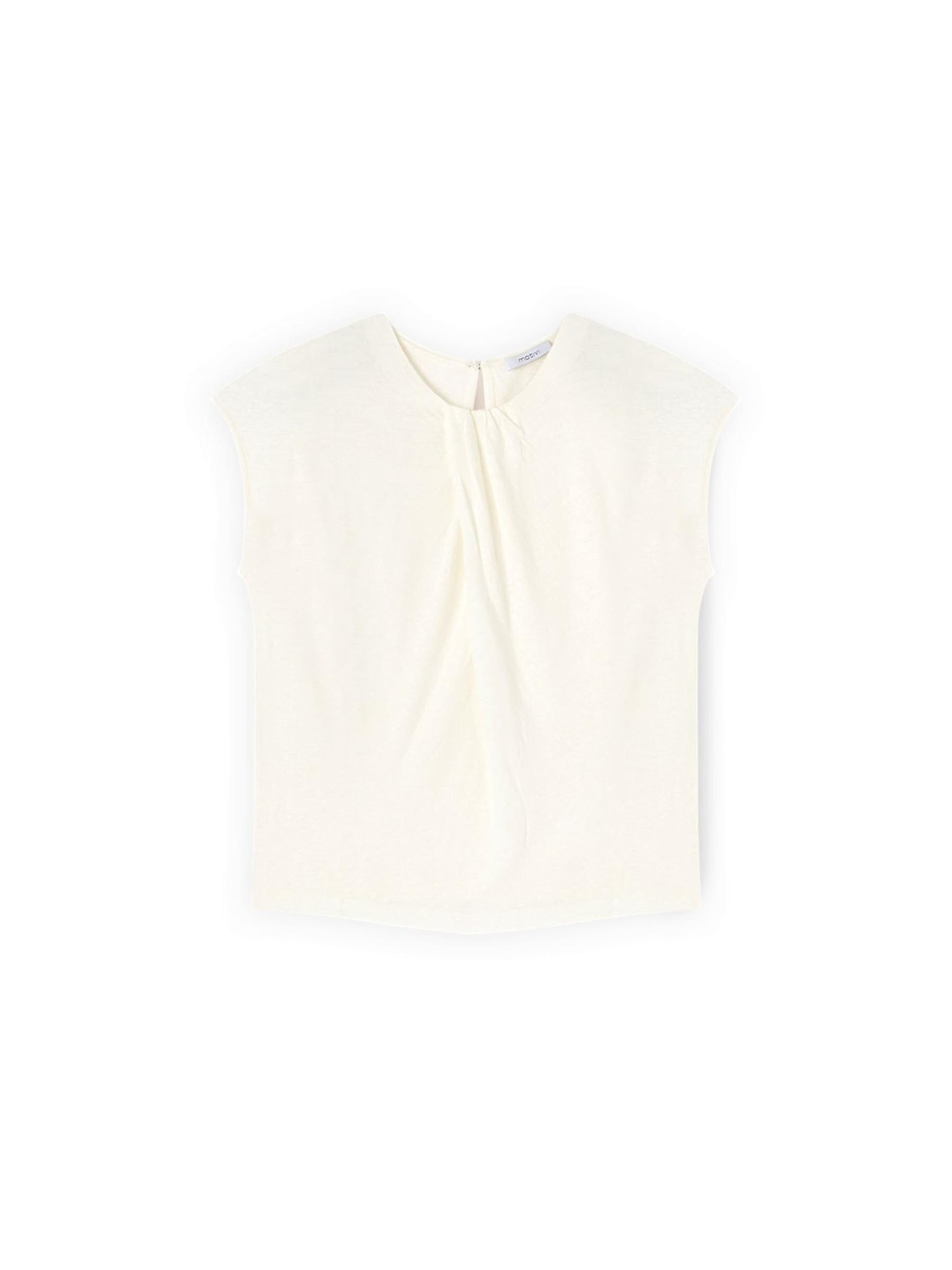 MOTIVI Shirt in Wit: voorkant