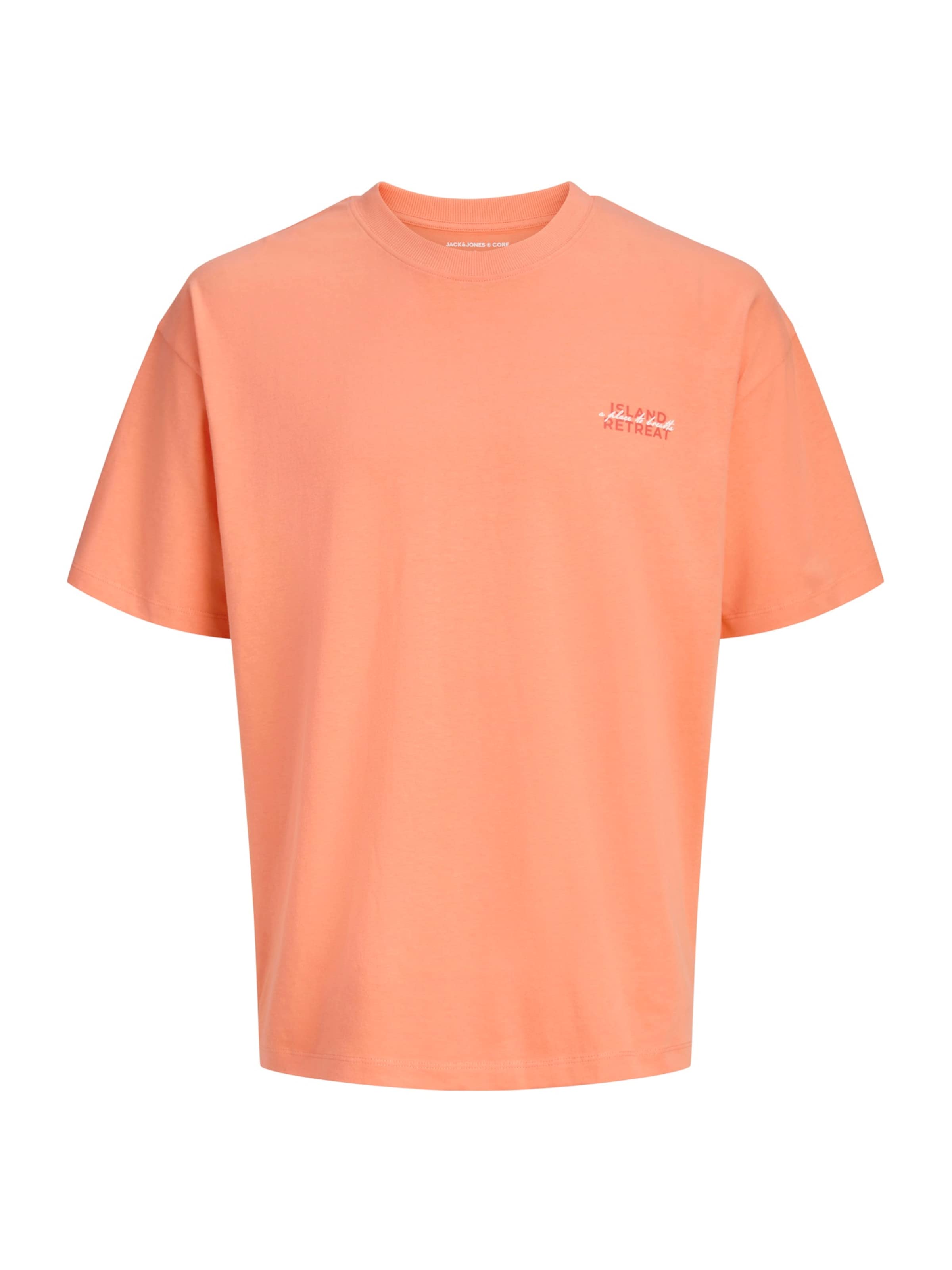 Jack & Jones Junior Shirt 'JCOETERNA' in Oranje: voorkant