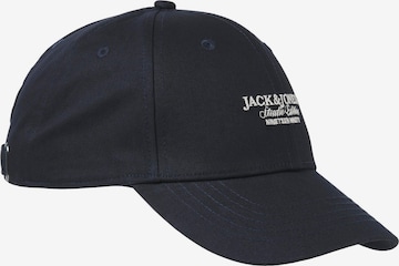 Casquette JACK & JONES en bleu : devant