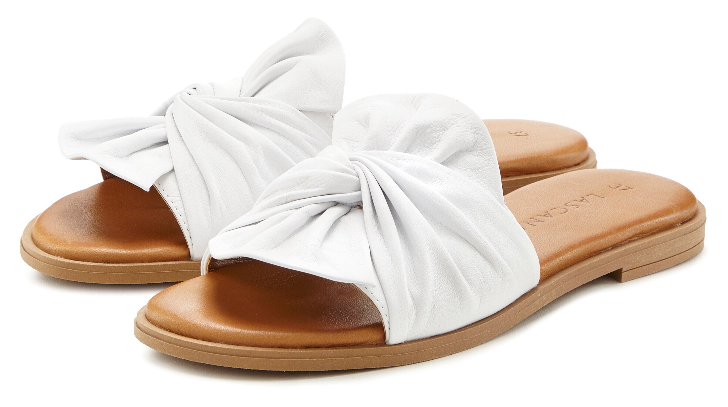 LASCANA Mules in White
