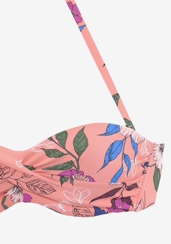 s.Oliver Bandeau Bikini Top in Pink