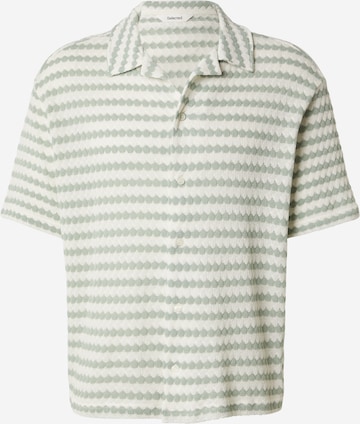 Coupe regular Chemise 'SLHDYLAN' SELECTED en blanc : devant