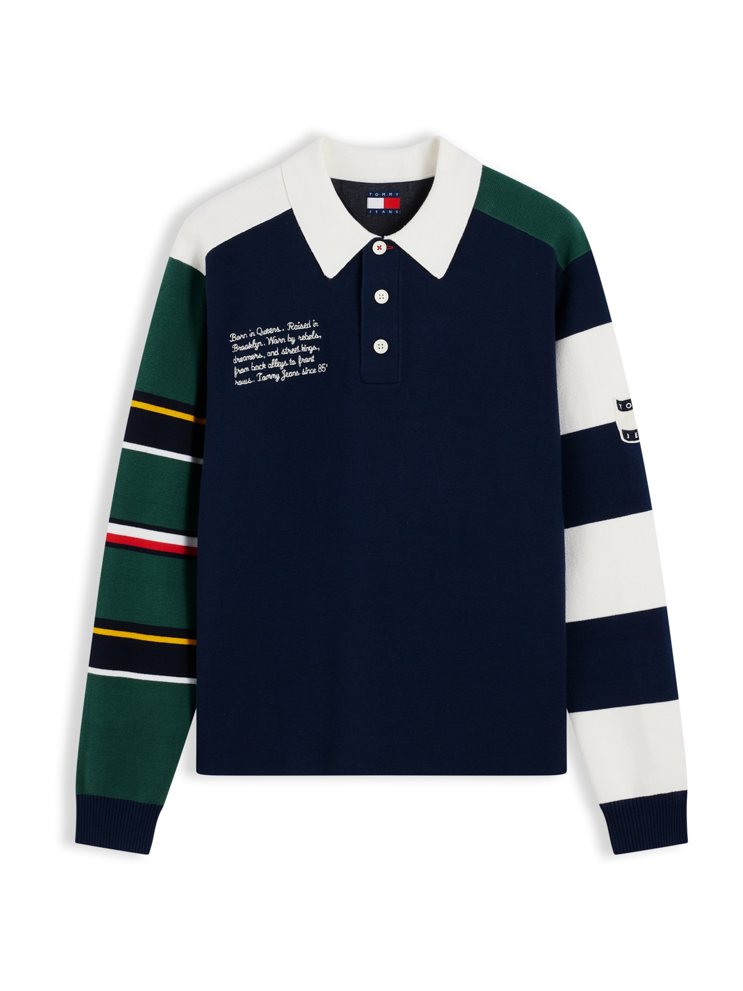 Tommy Jeans Trui in Blauw: voorkant