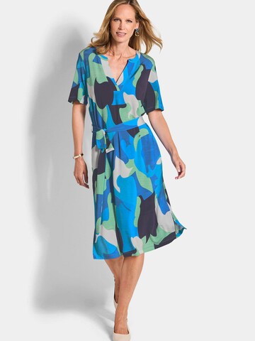 Goldner Kleid in Blau: Vorderseite