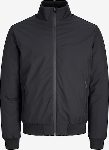 Veste mi-saison 'CLEMENT' JACK & JONES en noir : devant