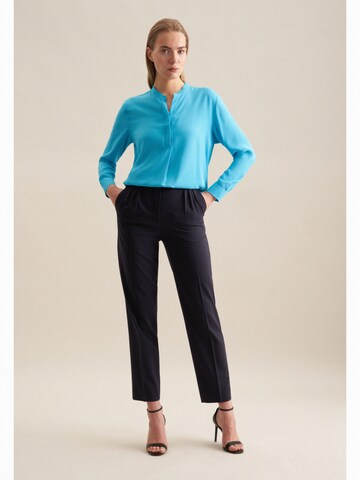 SEIDENSTICKER Blouse 'Schwarze Rose' in Blauw