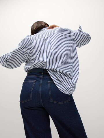 Wide leg Jeans di Marks & Spencer in blu
