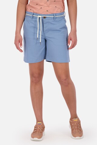 Alife and Kickin Regular Chino trousers in Blue: front