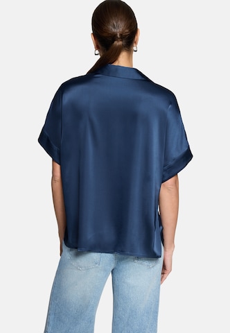 zero Bluse in Blau