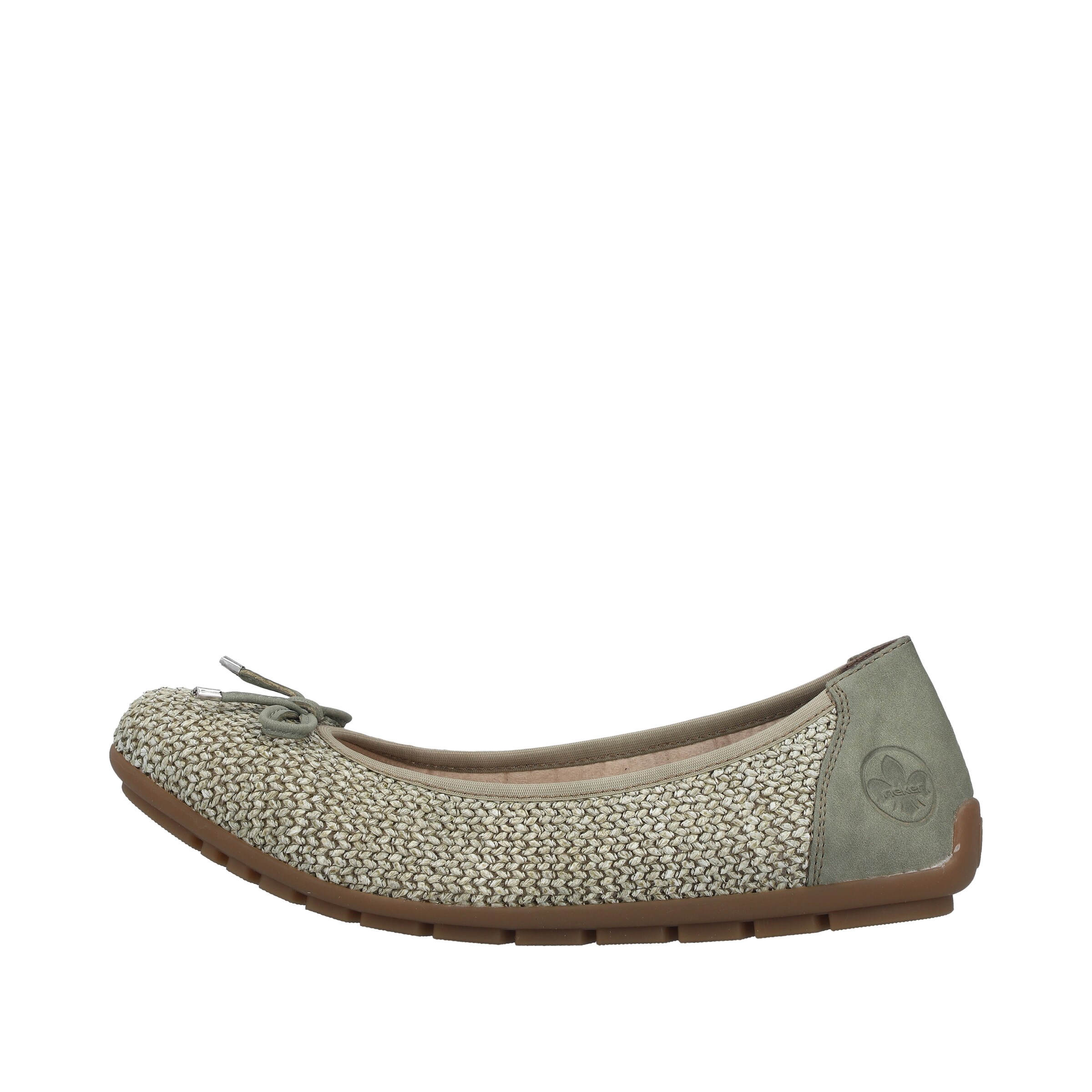 Ballerines '43850' Rieker en vert