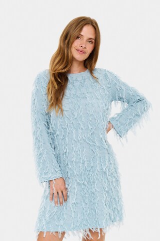 SAINT TROPEZ Dress 'NinetteSZ' in Blue: front