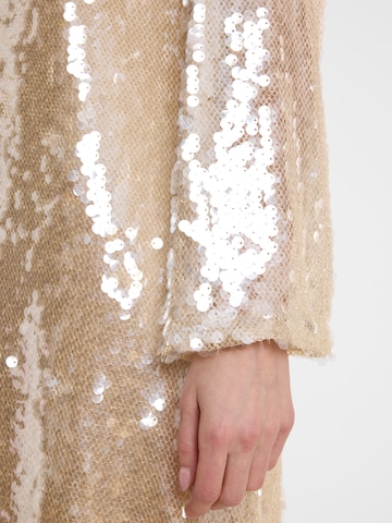 Ana Alcazar Cocktailjurk 'Abda' in Beige