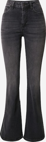 NU-IN Flared Jeans in Black: front