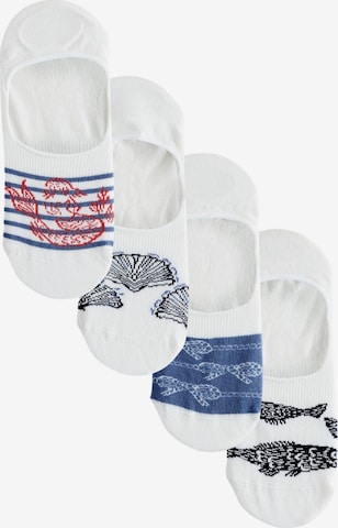 Next Ťapky - Biela: predná strana