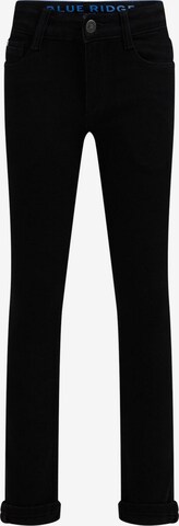 Skinny Jeans de la WE Fashion pe negru: față