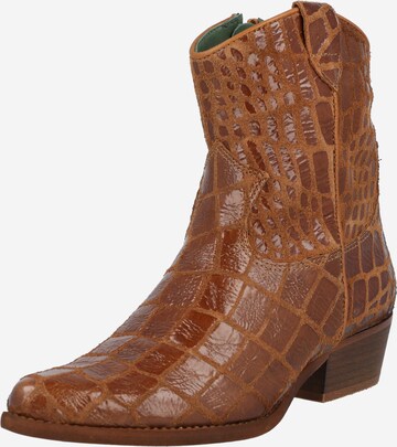 FELMINI Cowboy boot 'West' in Brown: front